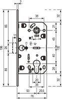 AGB Art. B011035023 Механизм Mediana Evolution под цилиндр мат латунь 85мм