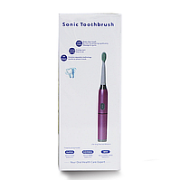 Электрическая зубная щетка Sonic Toothbrush expert 3 режима чистки Фиолетовая