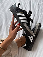 Мужские кроссвоки Adidas Gazelle Black/Grey