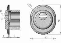 Броненакладка Comit СМ-245 GP золото