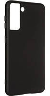Чехол силиконовый для Samsung S21 FE Silicone Case Full (Черный)