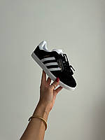 Мужские кроссвоки Adidas Gazelle Black/White