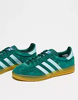 Чоловічі кросівки Adidas Gazelle "Indoor Collegiate Green Blue"