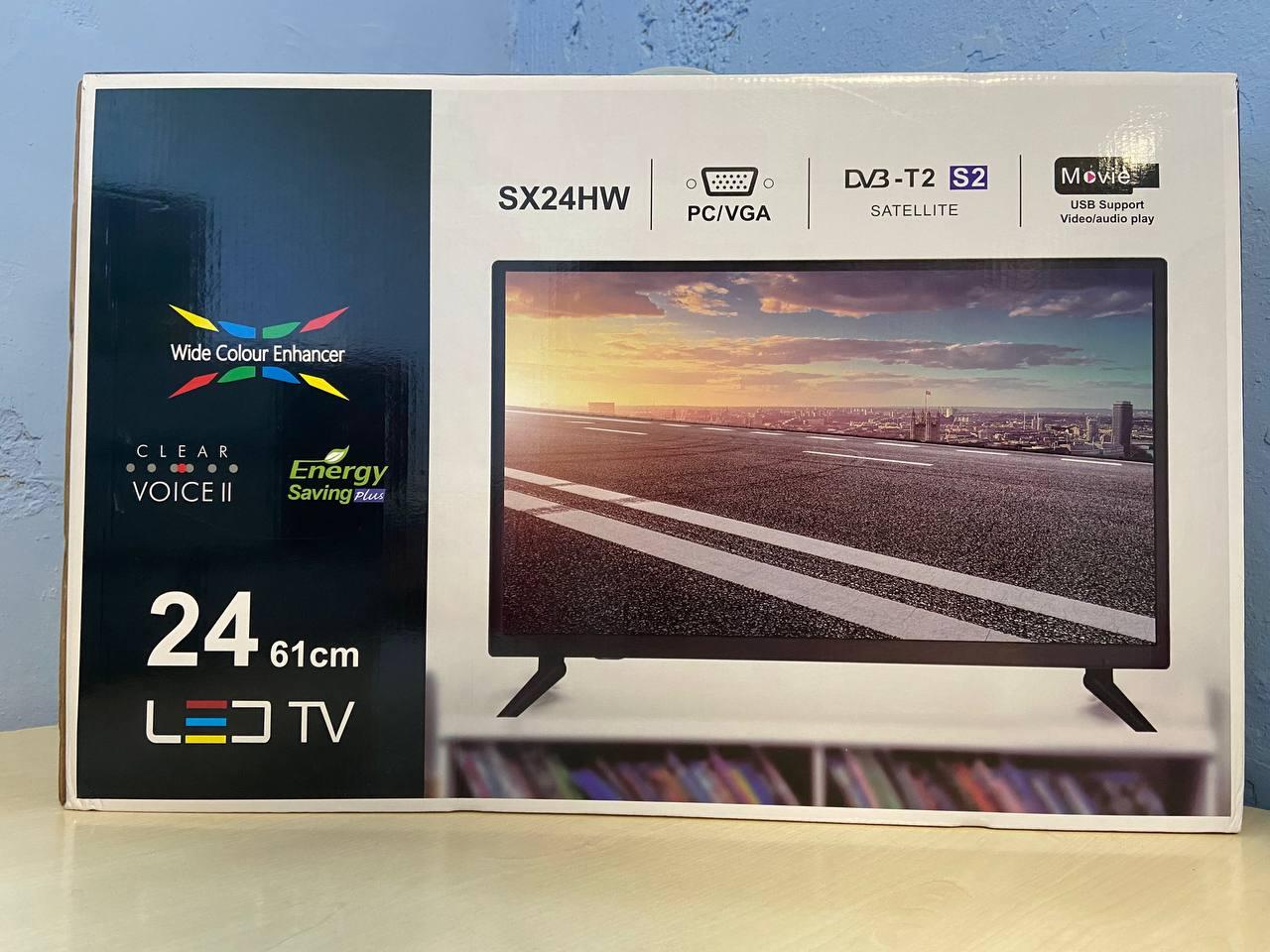 Телевизор SX24HW LED TV 24", LED-телевизор - фото 1 - id-p2196435589
