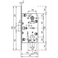 AGB Art. B011035022 Механизм Mediana Evolution под цилиндр ант бронза 85мм