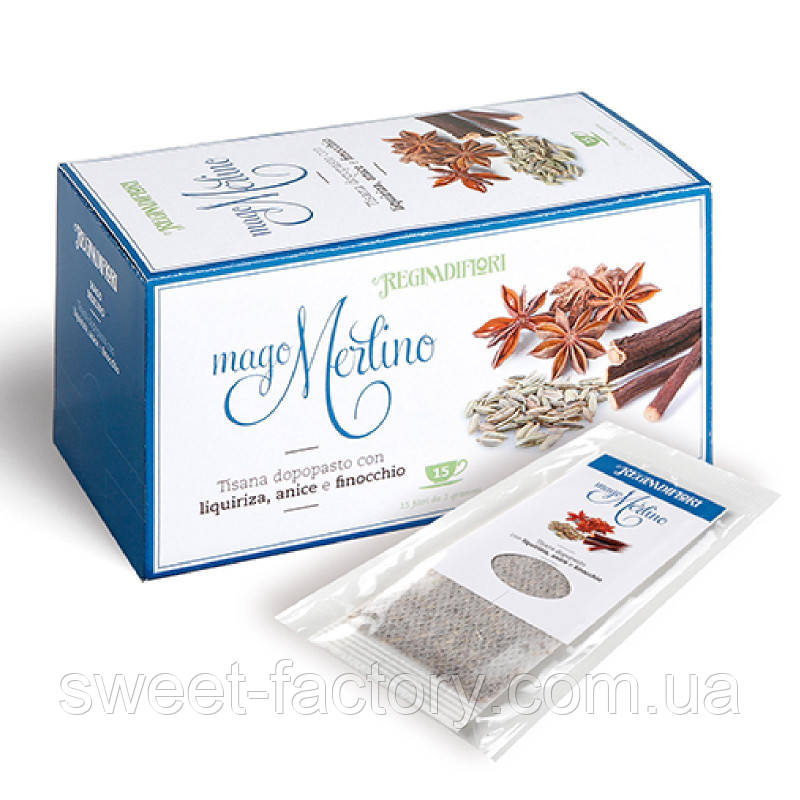 Чай Regina di Fiori Mago Merlino Liquorice Anis Fennel 15s 45g
