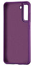 Чохол силіконовий для Samsung  S21 FE Silicone Case Full (Виноградний), фото 3