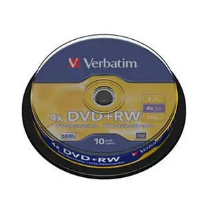 Диск Verbatim DVD+RW 43488 10 шт 4.7 GB
