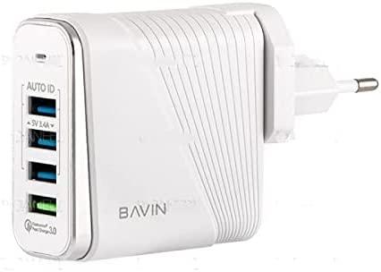 Качественное сетевое зарядное устройство BAVIN PC522 35W Fast Charger 5V-3.4A - фото 2 - id-p2196449445