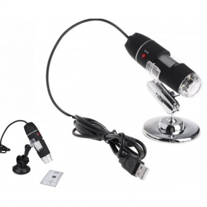 Цифровой микроскоп USB Digital Microscope zoom с Led подсветкой ZOOM 1000X Art-0484 - фото 2 - id-p2196417306