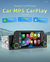 Автомагнитола 1 DIN MP5 Podofo F152W Windows CE Bluetooth сенсорный экран 5" IPS Carplay AndroidAuto