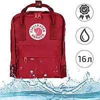 Молодежный Городской Рюкзак Fjallraven Kanken Classic 16л Рюкзак для школы Kanken 16 л Бордовый MND