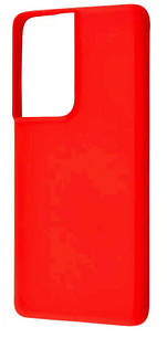 Чохол силіконовий для Samsung  S21 Ultra Silicone Case Full (Червоний)