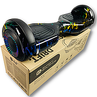 Гироборд SMART BALANCE U6 Pro 2024 6.5" Цветная молния + Bluetooth колонка и подсветка колес