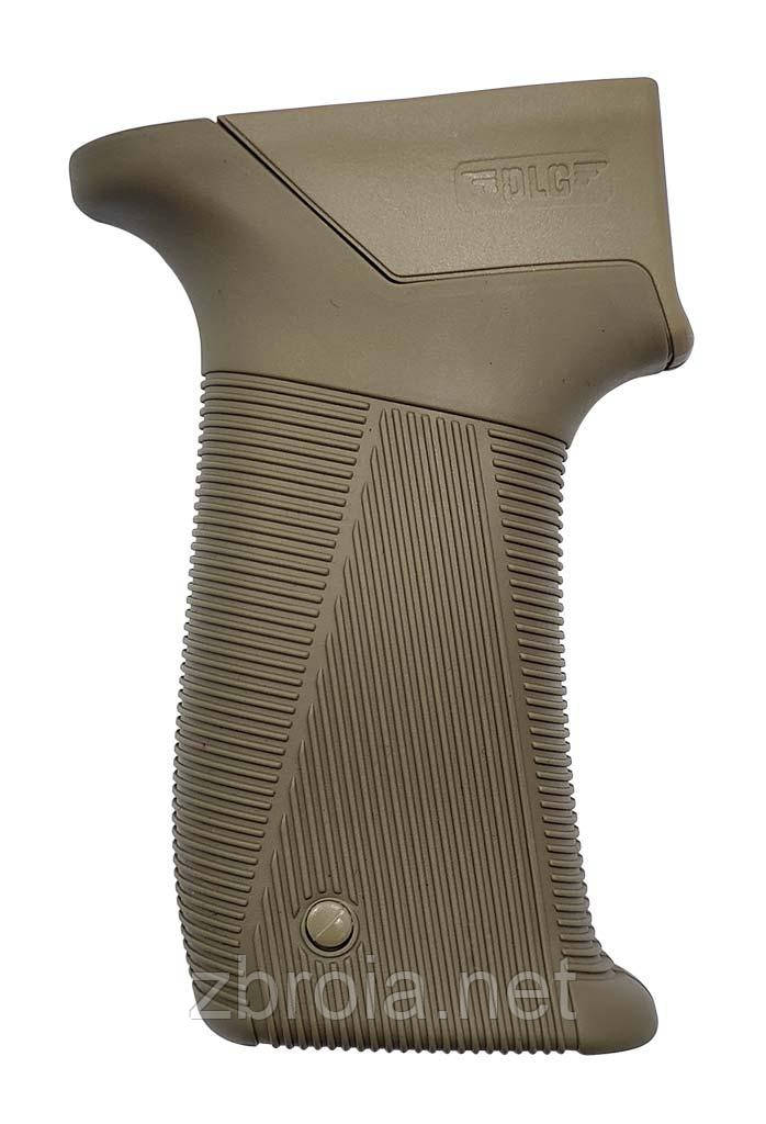Пістолетна ручка DLG Tactical (DLG-180) для АК-47/74 (полімер) прогумований, койот