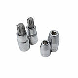 Набір інструментів 216 предметів. 1/4", 3/8" і 1/2" (6-гр) (4-32 мм)  Forsage F-38841-5, фото 8