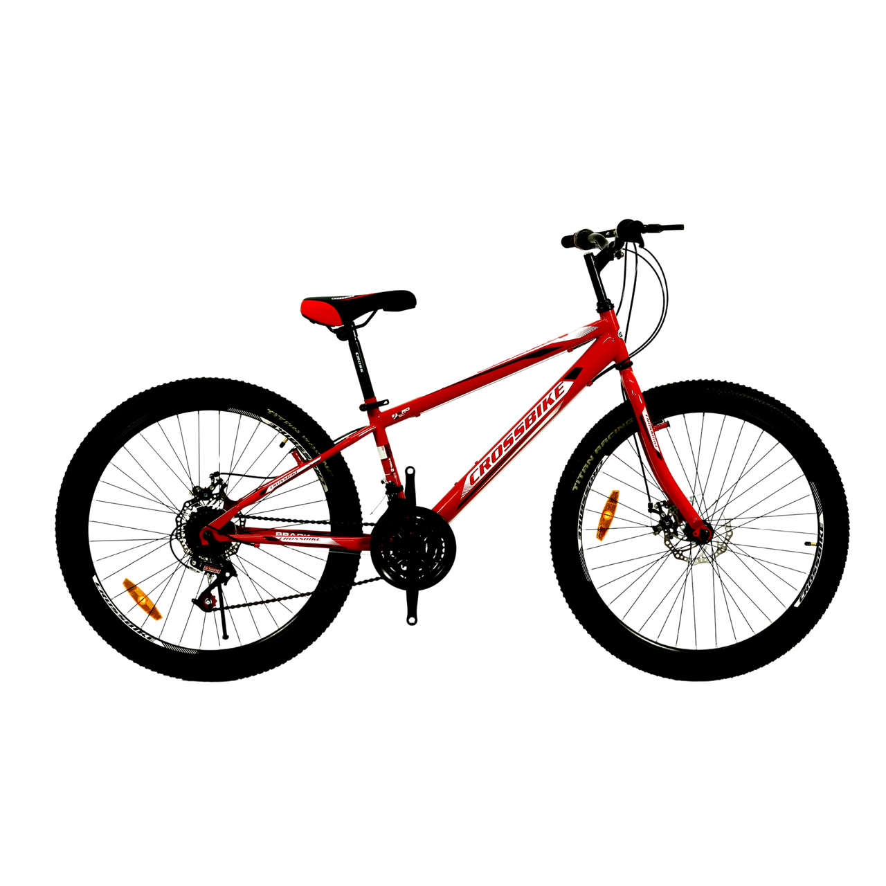 Велосипед 24" Spark D-Steel 2022 Рама 11" red від 8 років, від 125см