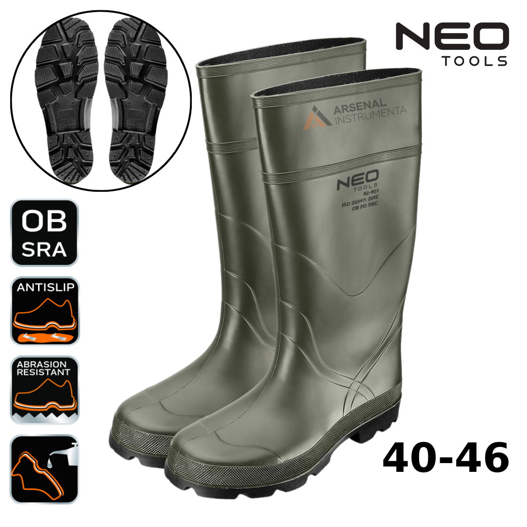 Робочі гумові чоботи OB SRC, розмір 43 NEO Tools 82-901-43