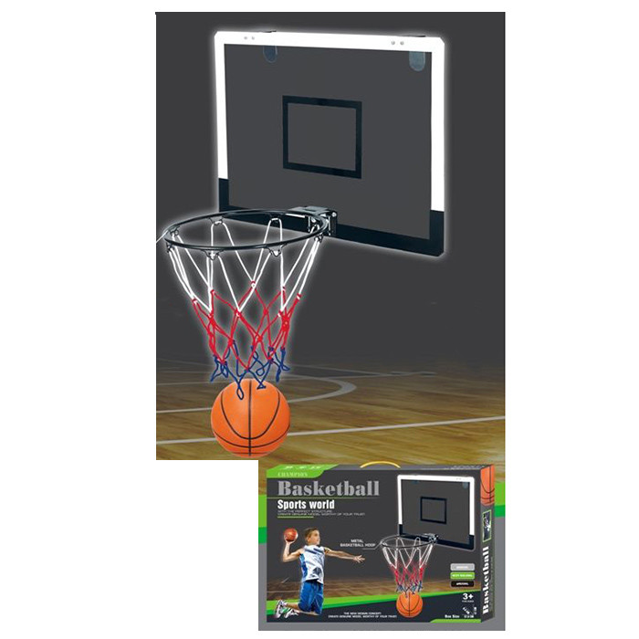 Баскетбольний набір (Баскетбольне кільце 25 см, сітка, м'яч, насос) MR 1184
