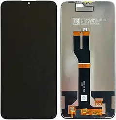 Дисплей для Nokia G11/G21 модуль (екран та сенсор) з рамкою, оригінал, Чорний