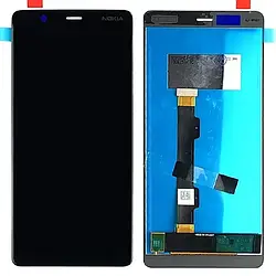 Дисплей для Nokia 5.1 (TA-1075/TA-1061) модуль (екран та сенсор) оригінал, Чорний