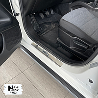 Накладки на пороги Fiat Tipo седан/хетчбек з 2016 р. (Premium)