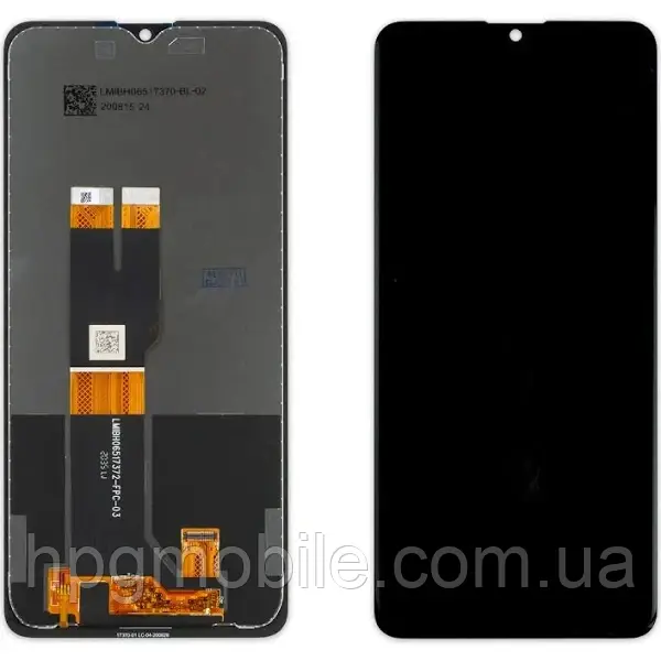 Дисплей для Nokia 2.4 (TA-1270/TA-1274/TA-1275/TA-1277) модуль (екран та сенсор) оригінал, Чорний, фото 1