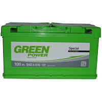 Аккумулятор автомобильный GREEN POWER Standart 100Ah (+/-) (840EN) (22430) ASN
