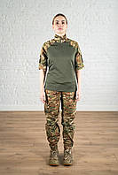 Жіноча форма: "Убакс короткий рукав CoolMax/ріп-стоп + штани стандарт ріп-стоп" Мультикам/олива