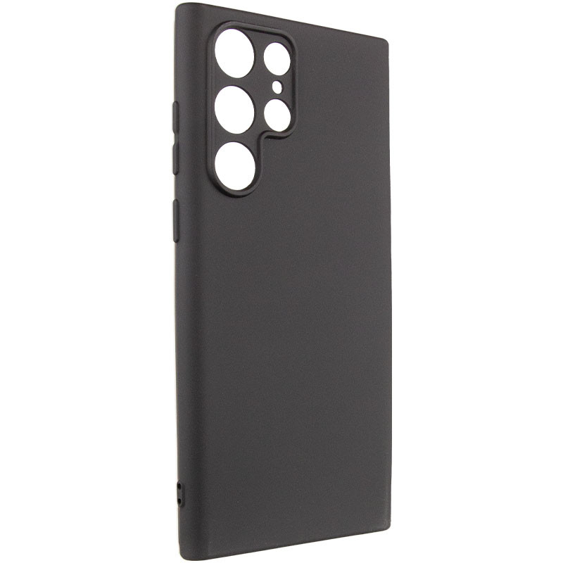 Чохол силіконовий для Samsung S22 Ultra 5G Silicone Case Full (Чорний)