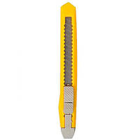 Ніж канцелярський 804, 13 х 2 см, лезо 9 мм (Yellow) un