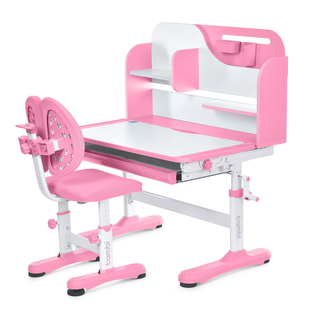 Парта дитяча шкільна M 5801, pink