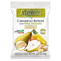 Леденцы Specialita Le Italiane Caramelle Ripiene Ginger Pear 100g