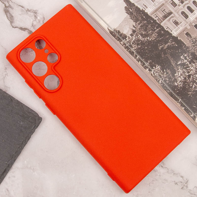 Чохол силіконовий для Samsung S22 Ultra 5G Silicone Case Full (Червоний)