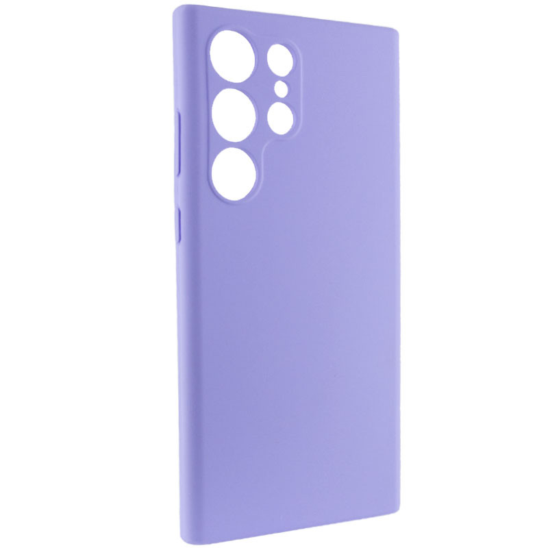 Чохол силіконовий для Samsung S22 Ultra 5G Silicone Case Full (Бузковий)