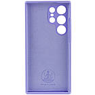 Чохол силіконовий для Samsung S24 Ultra Silicone Case Full (Бузковий), фото 7