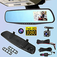 Тип дзеркало (2 камери), Реєстратор із камерою заднього огляду, Дзеркало навігатор реєстратор, DGT