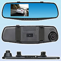 Авто зеркало регистратор, Автомобильный видеорегистратор в машину, Авторегистратор зеркало (2 камеры), DGT