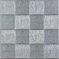 Al М'яка 3D панель самоклейна декоративна для стелі на стіну 3д самоклейка мийна 700x700x5мм (186)