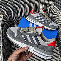 Adidas ZX 500 RM grey (Топ качество) Чоловічі кросівки 41 (26 см) Адідас ЗІКС 500 РМ сірі