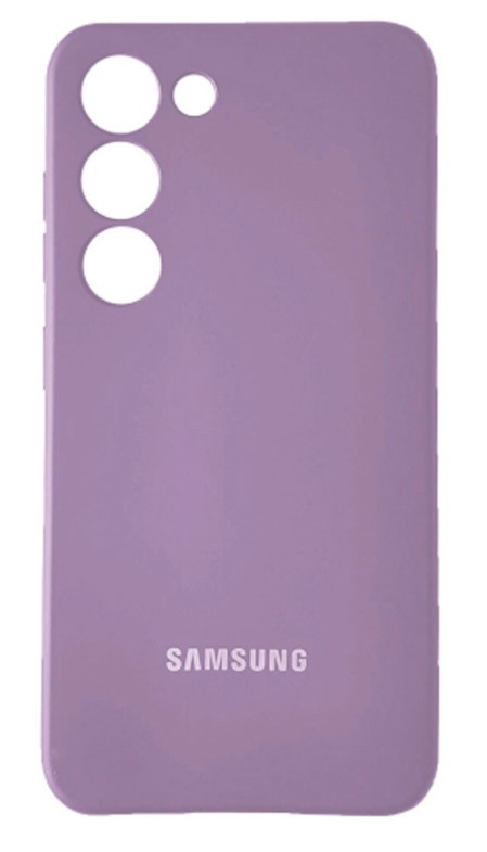 Чохол силіконовий для Samsung S23 Plus Silicone Case Full (Бузковий)