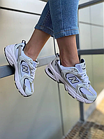 New Balance 530 White (Топ якість) Весна, Жіночі Кросівки, Женская обувь Нью Беленс 530 білі