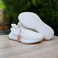 Мужские кроссовки Adidas Yeezy 350 BOOST, белый, Китай Адідас изи 350 буст білі