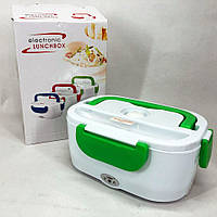 GDS Ланч бокс электрический с подогревом Lunch Heater 220 V Pro, Термос для еды для детей. Цвет: зеленый