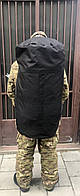 Сумка-баул армійський 110 л  чорний тактичний баул, тактичний баул-рюкзак черний