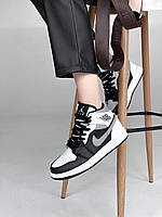 Nike Air Jordan 1 Retro Mid Black White Grey Shadow