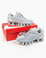 Nike Shox Silver 41