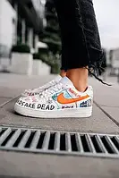 Женские кроссовки Nike Air Force 1 Low Pauly x Vlone Pop, кожа, Китай Найк Еір Форс 1 Лов Паулі х Поп