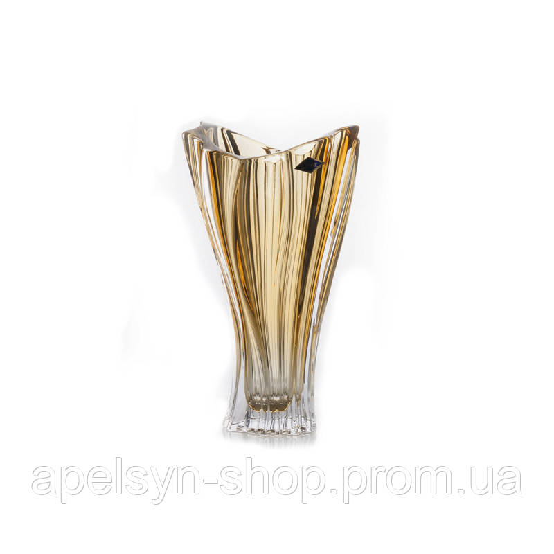 Кількість: Ваза Bohemia Plantica Amber 8KG97/72W13/320/H 320 мм золота d