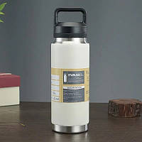 Чашка термос вакуумный A-Plus Vacuum Bottle 600 мл 987A White с двойными стенками из нержавеющей стали Белый i